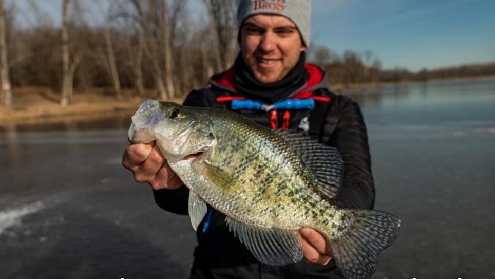 Video: Ice Fishing for Mega Crappies