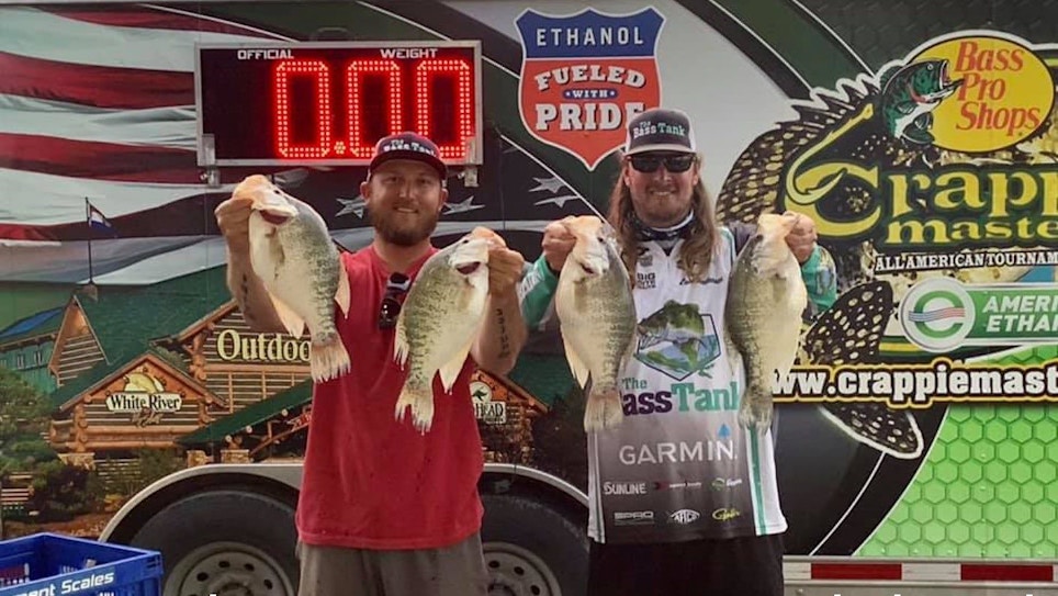 Tournament Anglers Catch Limits of 3-Pound Crappies