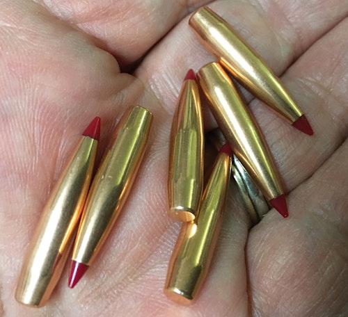 Hornady's taking  a long-range shot at outgunning the .22 Swift with its blistering 22 Creedmoor bullets, with the 75-grain ELD handloads leaving the pipe at 3,200 fps. Add two grains of powder and velocity increases to 3,400 fps. (Photo: L.P. Brezny)