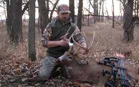 Rare Video: 5x4 Iowa Whitetail Attacks Bowhunter’s Dead 4x4 Buck
