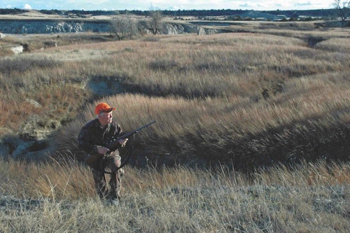 A labyrinth of coulees and the tall, thick grass on this Dakota prairie can hide loads of whitetails.