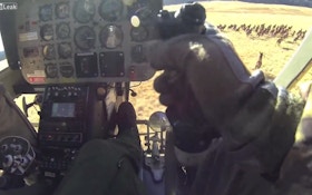 VIDEO: Elk herd tracked and collared from helicopter