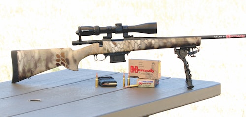 Accurate and affordable, the Howa 1500 Micro bolt-action rifle chambered in 6.5 Grendel is a great rig for long-range coyotes.