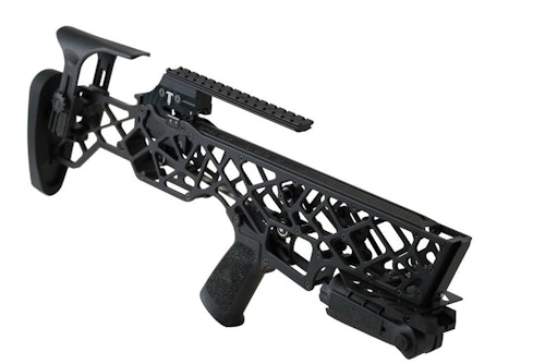 The X-16 base model package includes the crossbow (aluminum or carbon fiber), quiver, three arrows, cocking rope and a custom-fitted case.