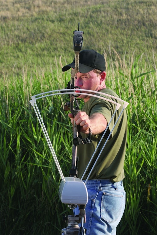 Determine arrow velocity by shooting through a chronograph at your local pro shop to obtain a feet per second reading. You’ll need to understand the kinetic energy your bow is capable of to see if it is up to the task of long shots on whitetails, as well as bigger western game such as elk. 