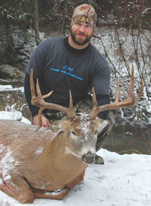 This is one of several mature bucks Washington bowhunter Chad Bowman has capitalized on in the Evergreen State. 