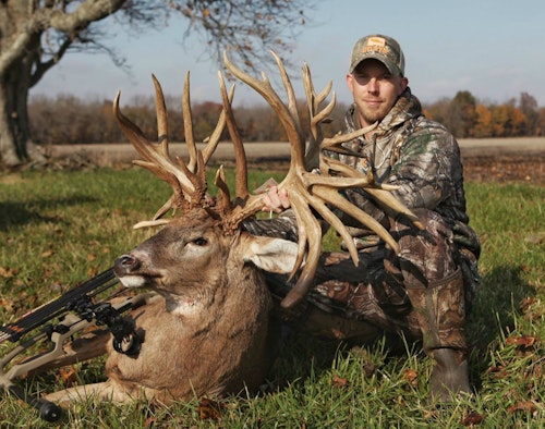 Sure to be known forever more as “The Brewster Buck,” it was shot in eastern Illinois, specifically Edgar County. Luke Brewster arrowed the giant on Nov. 2, 2018.