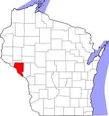 Buffalo County is located along the western edge of Wisconsin.