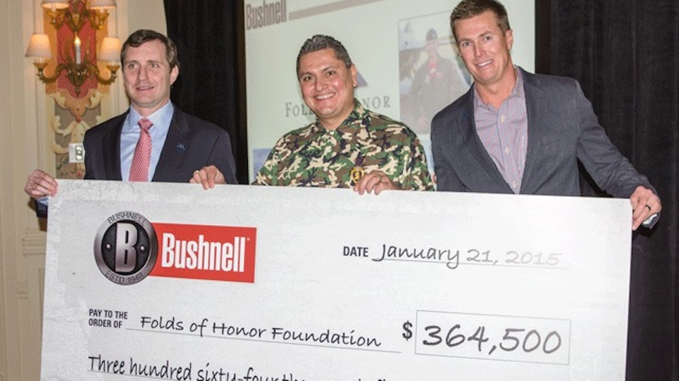 Bushnell Contributes More Than $360,000 To Folds Of Honor