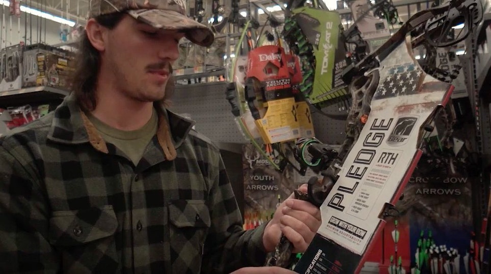 For this public land challenge, Jake from The Hunting Public chooses a Bear Pledge compound from Walmart.