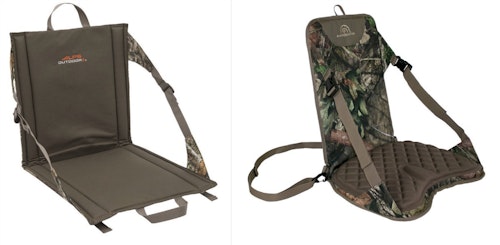 Alps Outdoorz Backwoods (left) and Sportsman’s Outdoor Products Easy Chair (right).