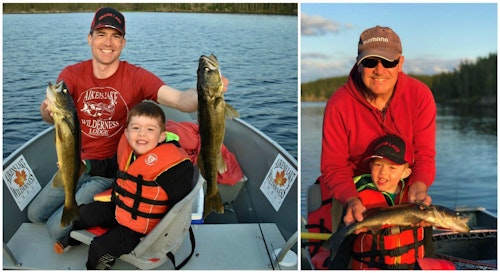 Action is the name of the game when it comes to keeping kids interested in fishing. A bonus trophy fish like the lake trout below can help punctuate the experience, but focus on numbers and not size.
