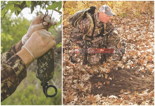 Heat-activated scent dispensers drip whitetail lure during daylight hours, making it more likely a buck will visit the spot during legal hunting time. Position a dripper 20 yards upwind of your treestand location. When a buck stops to investigate your mock scrape, you’ll be rewarded with a standing shot.