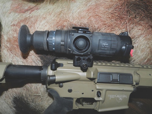 Author Patrick Meitin has used several brands of thermal-imaging riflescopes to hunt hogs, but remains partial to Trijicon optics. They come at a price but provide exceptional resolution and image quality. 