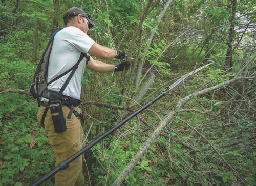 Hanging treestands and cutting shooting lanes in spring and early summer is hot, hard work, but it will pay off later when you won’t have to alert deer to your presence just before hunting season.