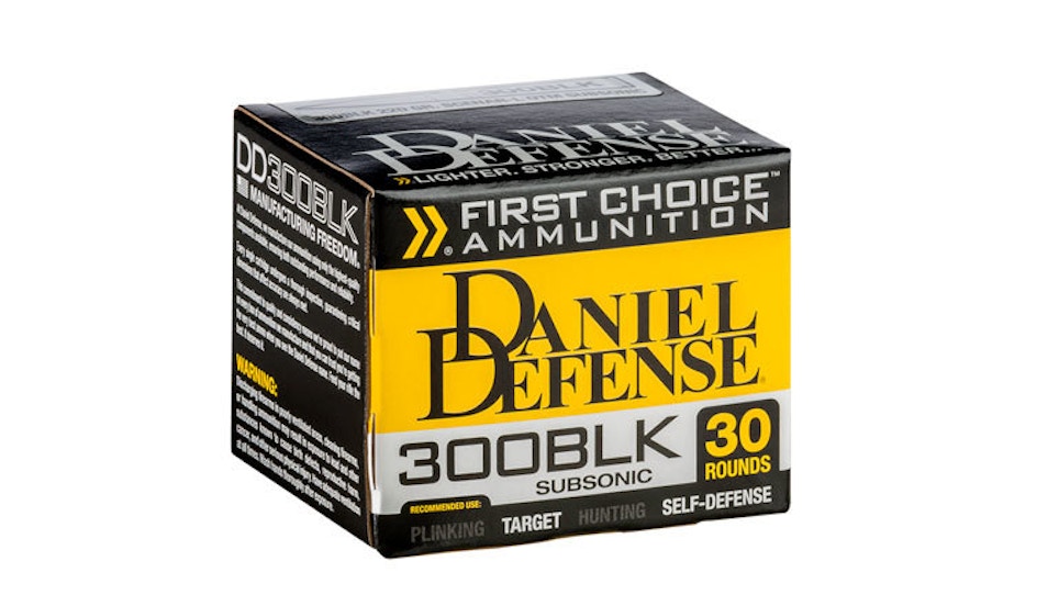 Daniel Defense Enters Ammo Market With 300 BLK