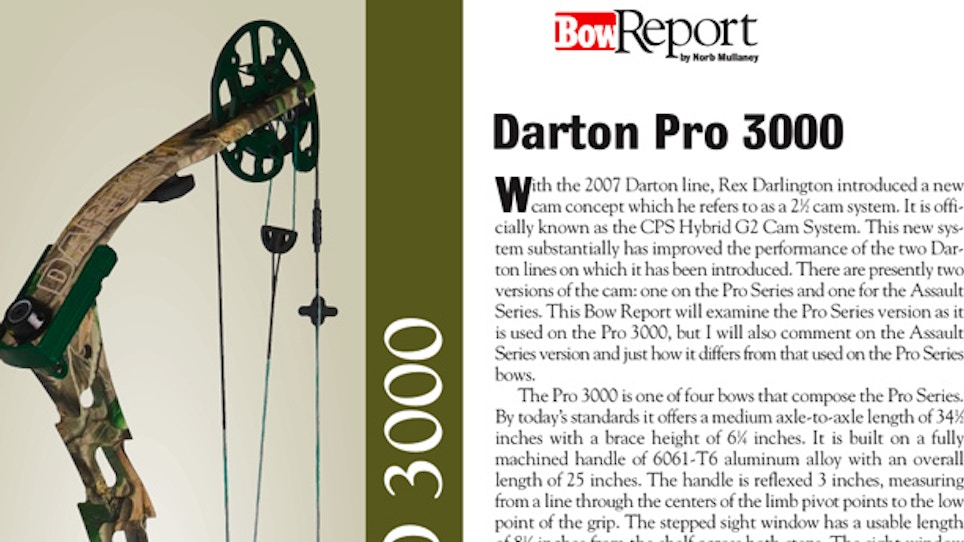 Bow Report: Darton Pro 3000
