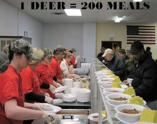 The FHFH math is easy: One donated deer equals 200 meals.