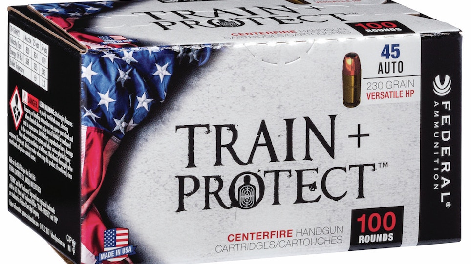 Federal Train + Protect handgun ammo