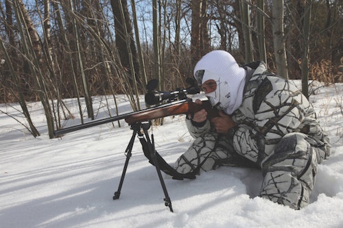 Hunters can prepare for the cold, which can create a disadvantage or weakness for predators.