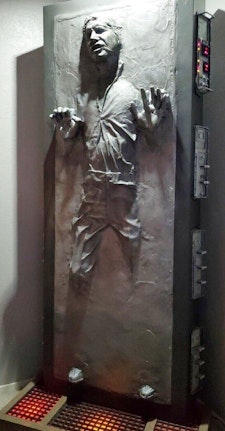 Han Solo was eventually saved from his carbonite tomb by Princess Leia. A tick encased in tape isn’t so lucky.