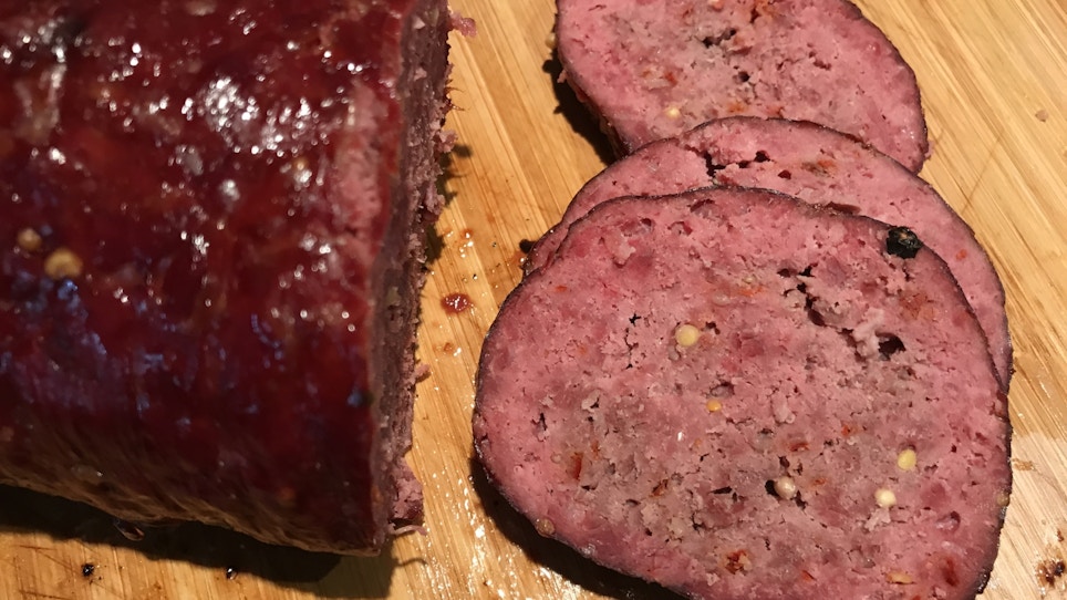 Make this easy spicy venison salami tonight. Or tomorrow. Just soon.