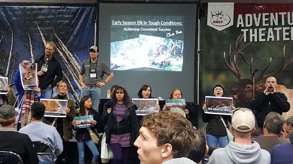 Anti-Hunting Protesters Disrupt Denver ISE Show