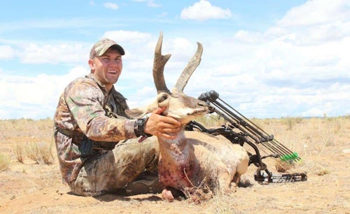 The author had seen bigger bucks while scouting,  but he was pleased this buck’s horns were full of character.