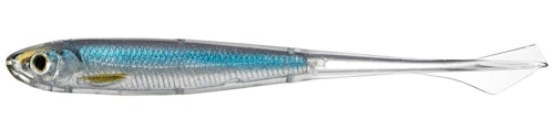 LiveTarget Ghost Tail Minnow in silver/blue.