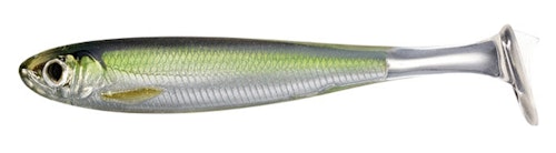 LiveTarget Slow-Roll Shiner in silver/green.