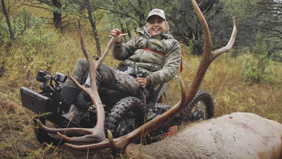 Video: Quadriplegic Hunter Kills Big Bull Elk in Mountains of New Mexico