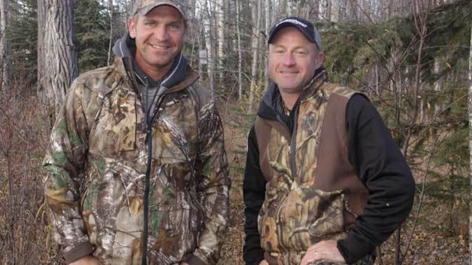 Hunting moose with NASCAR's Clint Bowyer and wolves show up