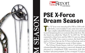 Bow Report: PSE X-Force Dream Season