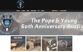 Online Bidding Available During Pope and Young Club Live Auction