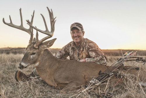 Frank Pappas of Colorado owns and leases land in Kansas, where he took this world-class whitetail in November 2016. 