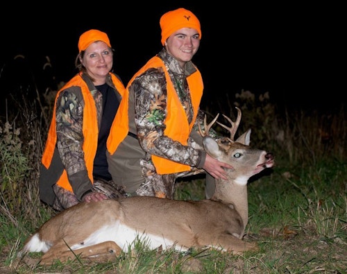 This whitetail buck, as well as the antlerless deer shown at the top of the page, were tagged during the 2018-2019 Missouri deer season.