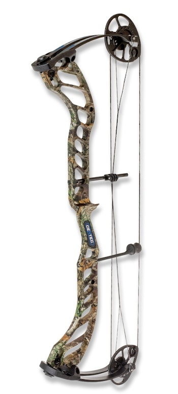 Quest Centec with Realtree Edge riser and black limbs.