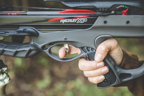 Most low-priced crossbows have poor triggers with lots of travel, but the Recruit XP rocks a high-end TriggerTech trigger with a crisp 3-pound pull. 