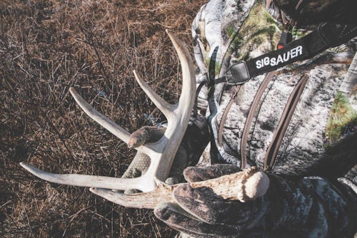 The author shed hunts to scout for big bucks; picking up cast antlers is an added bonus.