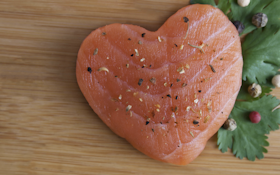 Heart Healthy: Poached Salmon with Champagne Cream Sauce