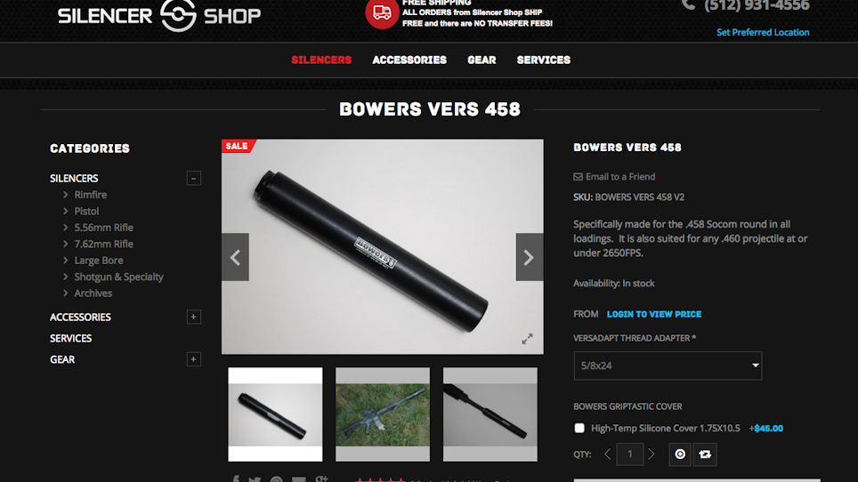 Bowers VERS 458 Suppressor Review