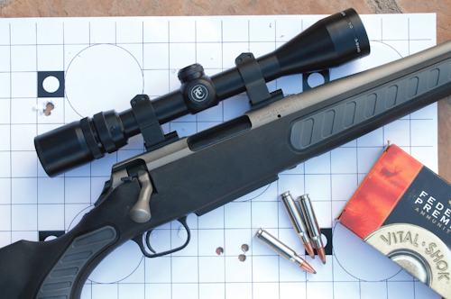 T/C includes a sub-MOA accuracy guarantee with the Venture Weather Shield that the sample gun easily achieved. Photo: Scott Mayer