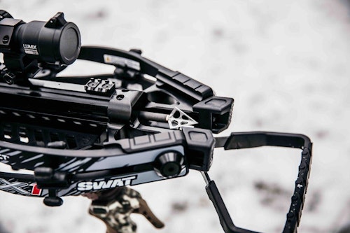 Due to the Accutac Barrel’s bolt support, which minimizes oscillation and speeds bolt recovery, even fixed-blade broadheads fly like a dream.