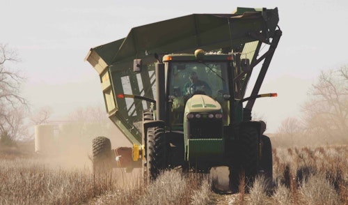Depending on weather, crop fields will bustle with farmers and harvesting equipment for a few days each fall.