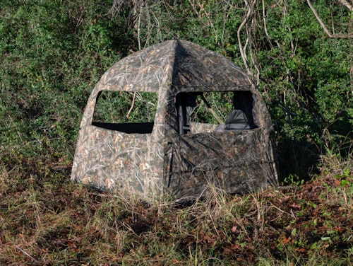 True Timber's new Inflatable Ground Blind.