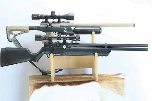 The Brocock Commander (top) and the Air Venturi Avenger (below) represent an entry point and an aspirational rifle for the dedicated varmint hunter.