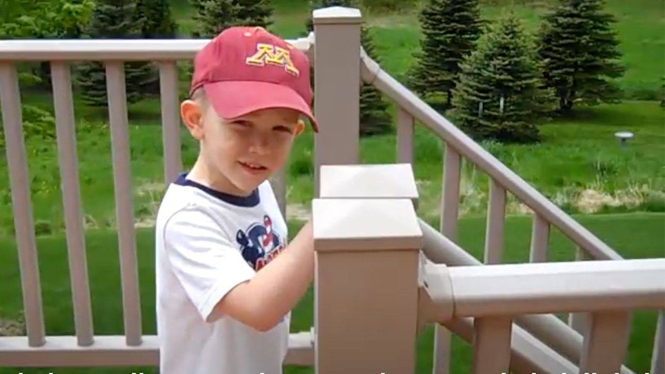 Video: Young Boy Looking for Backyard Frogs Discovers a Whitetail Fawn
