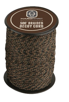 Purchasing braided decoy cord in bulk is a cost effective way to make dozens of bow hauling ropes.