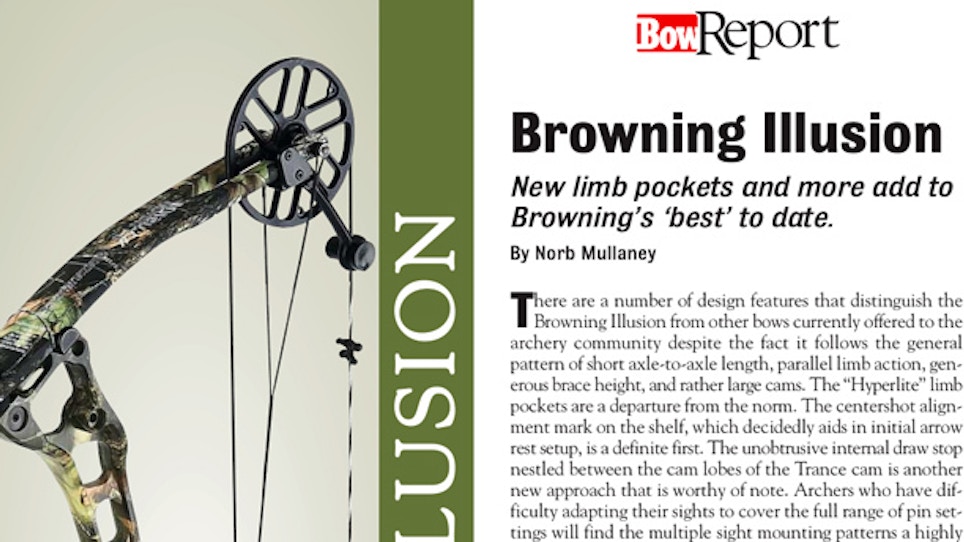 Bow Report: Browning Illusion