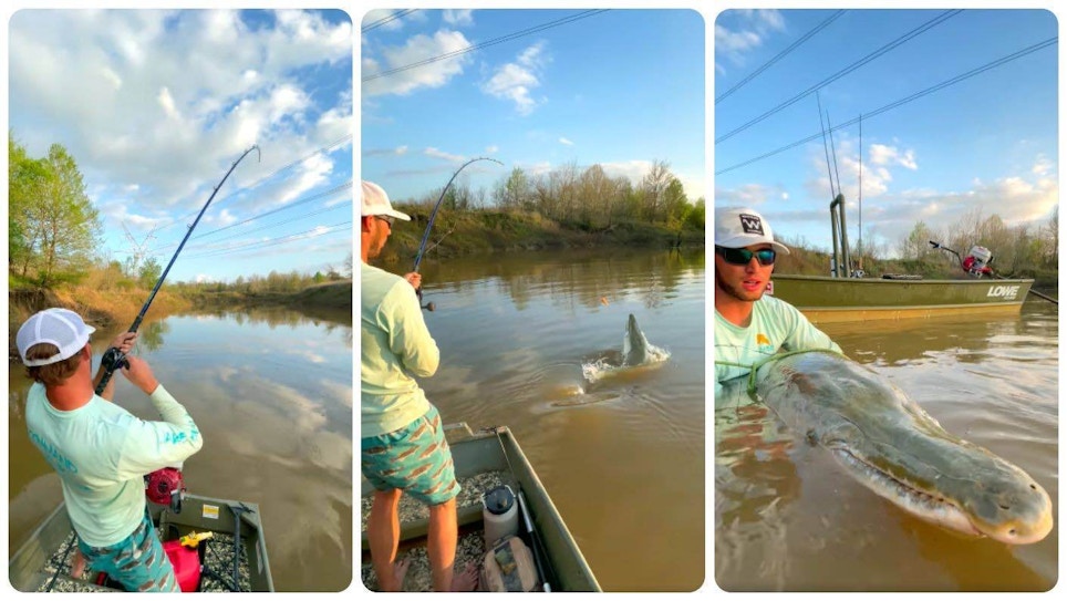 Video: 7-Foot Alligator Gar Tows the Boat — Then Jumps!